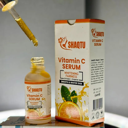 Vitamin C Brightening Serum 30ml – Dark Spot Remover, Glow Booster & Hydrating Formula